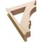Ekena Millwork 8-in W x 34-in D x 42-in H Balboa Trad Rough Cedar Woodgrain TimberThane Outlooker, Primed Tan OUTUR080X34X42BOA04RCPR - alternate 5